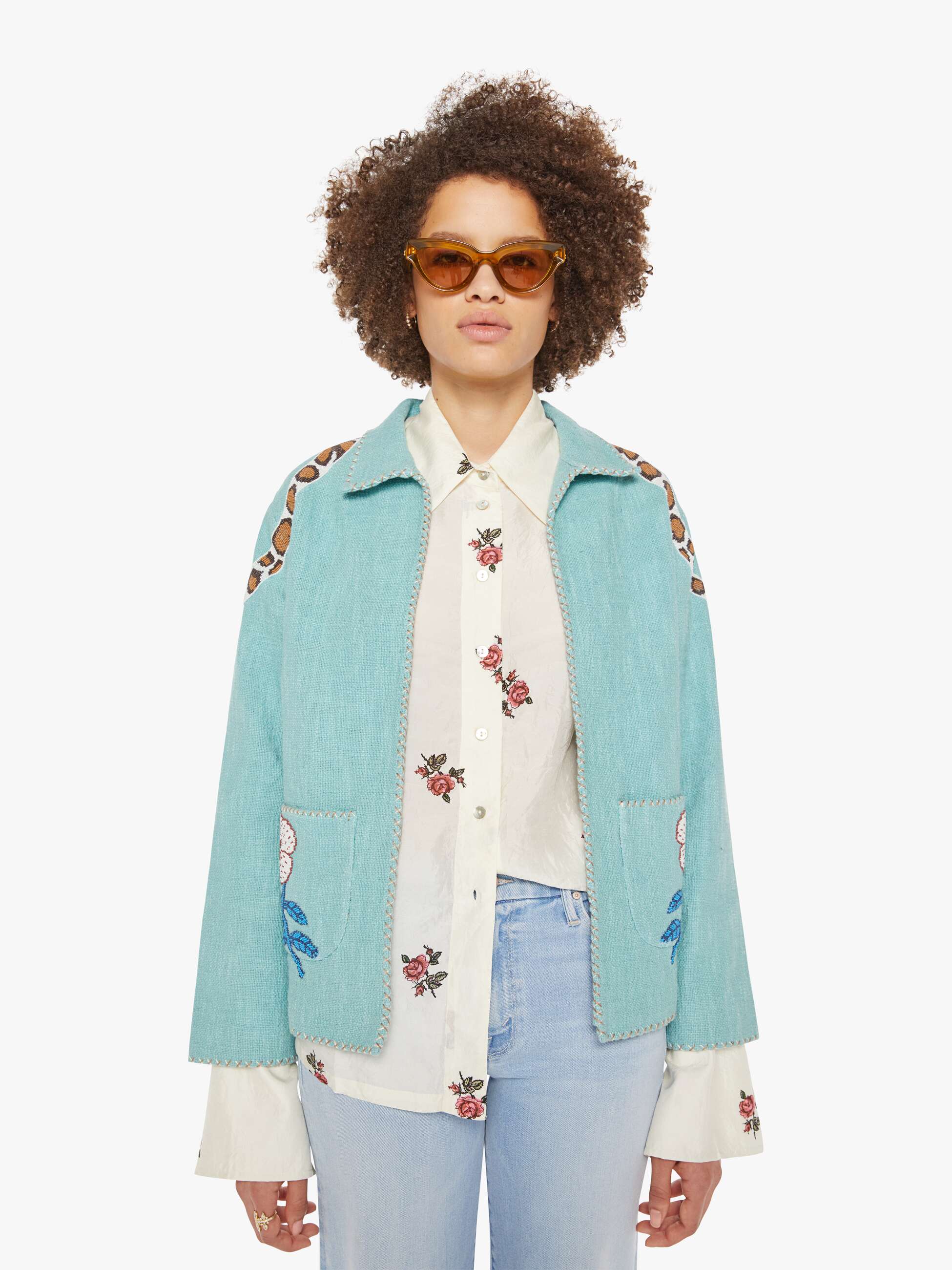 Alix Of Bohemia Francis Jacket - Marine Serpent