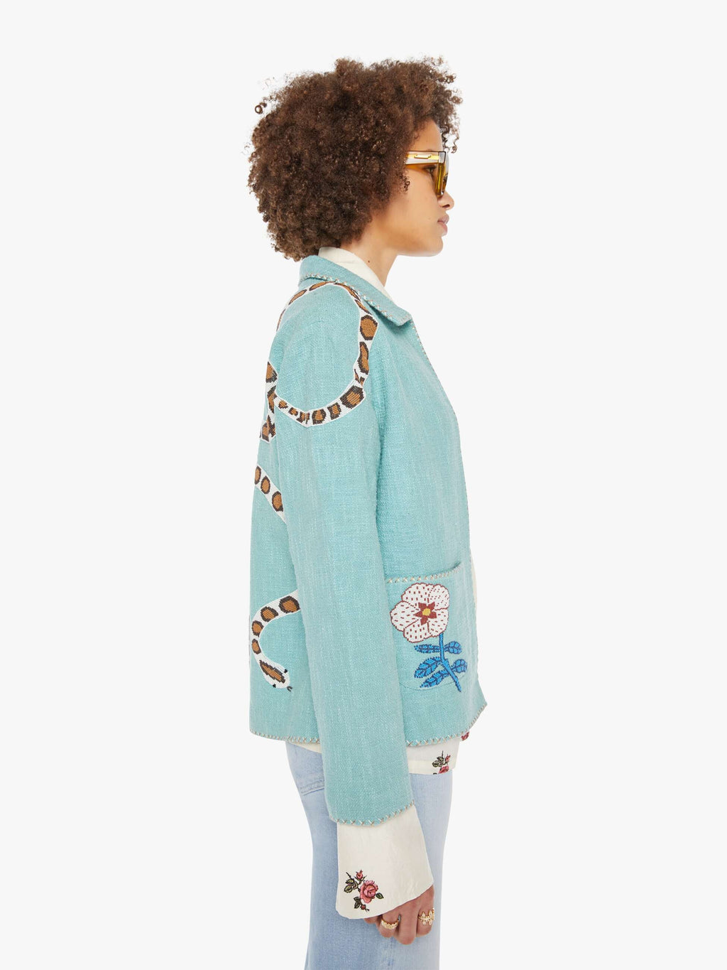 Alix Of Bohemia Francis Jacket - Marine Serpent