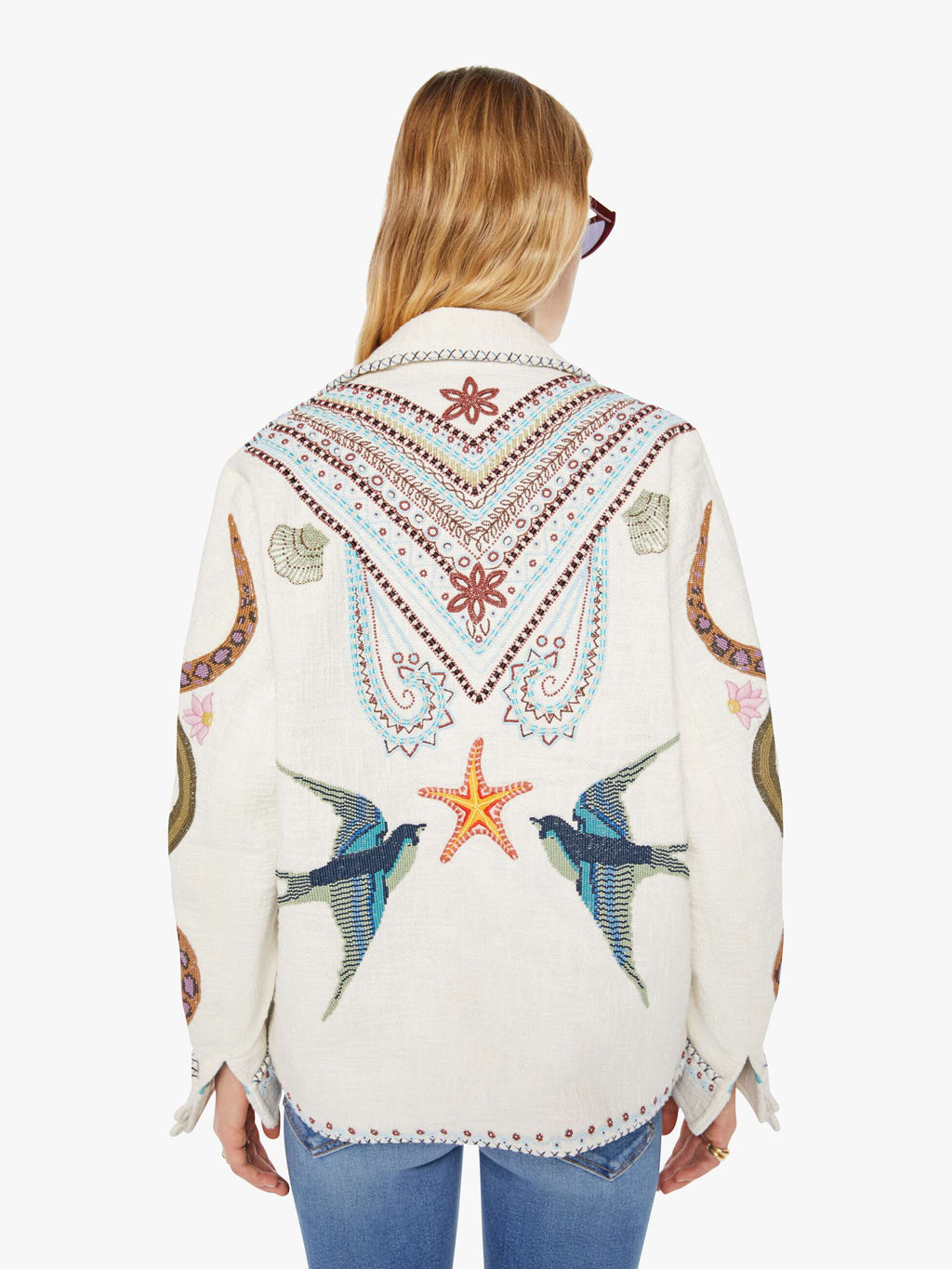 Alix Of Bohemia Jude Jacket - Ivory Ethereal