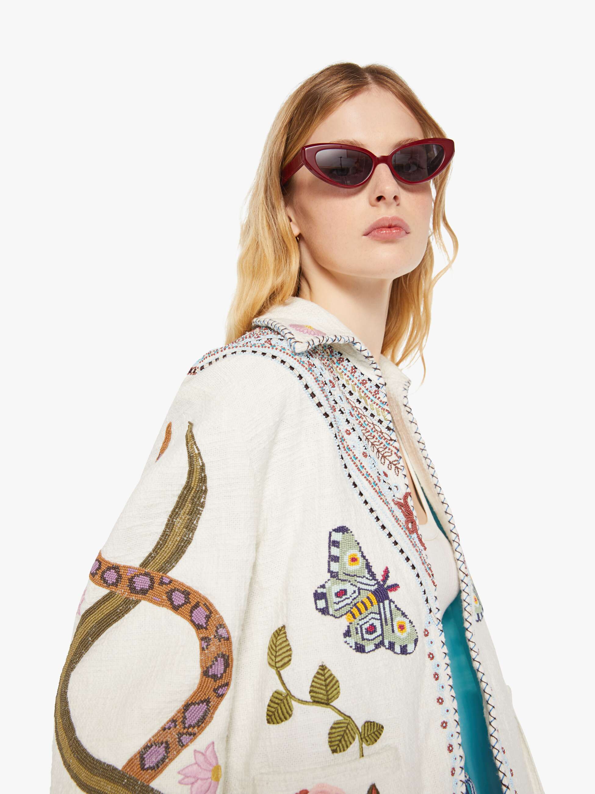 Alix Of Bohemia Jude Jacket - Ivory Ethereal