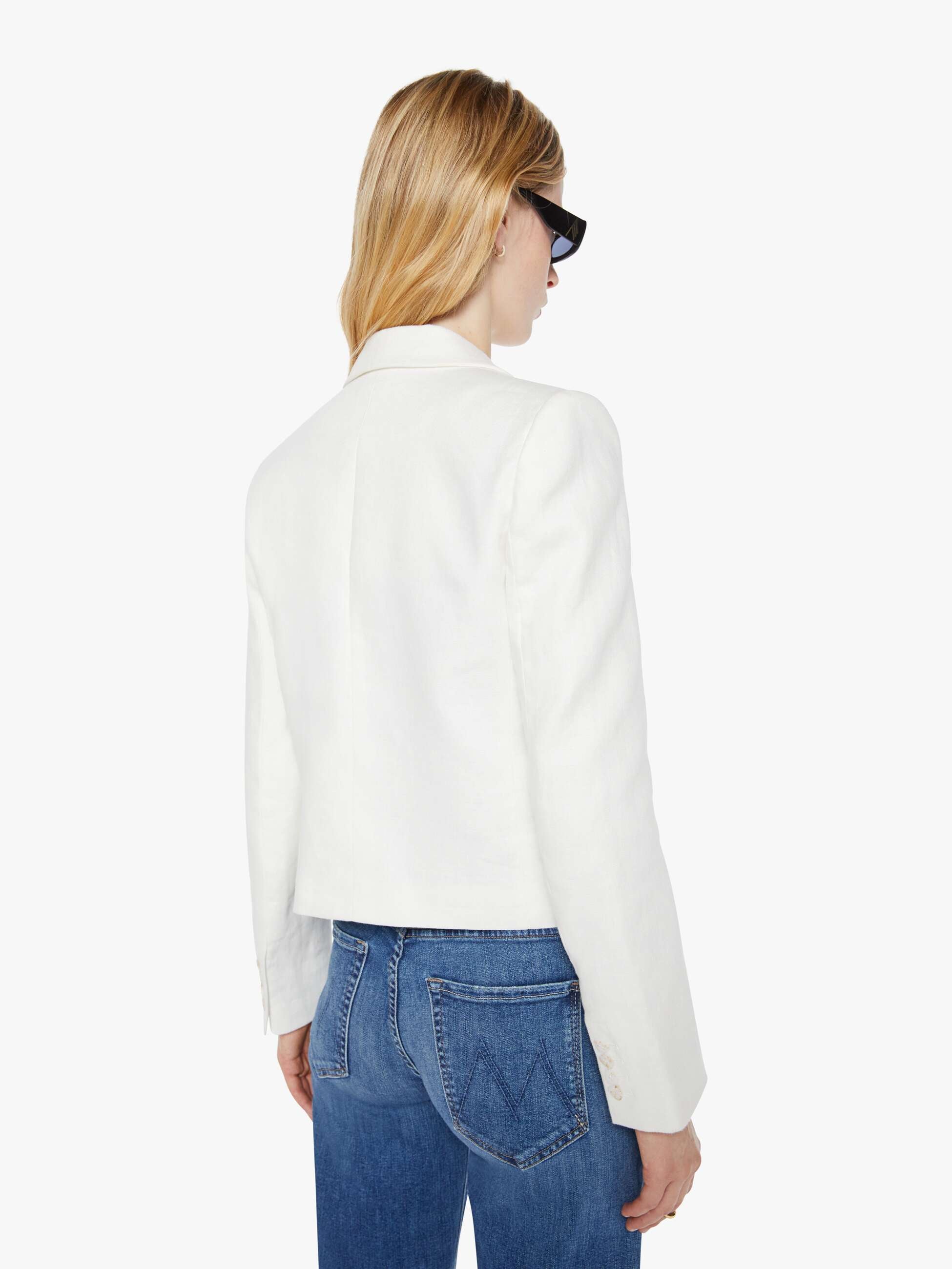 Maria Cher Nova Short Blazer - Off-White